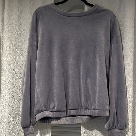 UGG Tops - UGG Shanara Crewneck Velour Purple Pullover Size Large